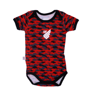 Body Camuflado Vermelho