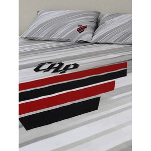 Jogo de Cama Casal Athletico 3 Peças Branco