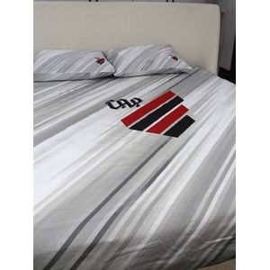 Jogo de Cama Casal Athletico 3 Peças Branco