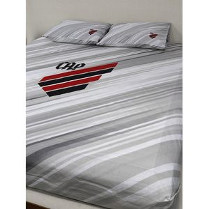 Jogo de Cama Queen Athletico 3 Peças Branco