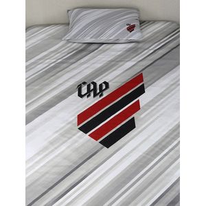 Jogo de Cama Solteiro Athletico 2 Peças Branco