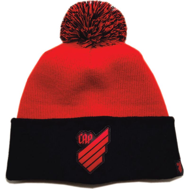 Gorro-CAP---Vermelho-_-Preto---Pompom-Removivel-min