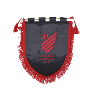 Flâmula Bordada Athletico Paranaense Preta