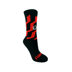 Meia Unissex Estampada Zig Zag CAP