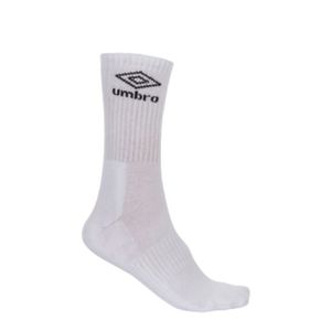 Meias Tripack Unissex Umbro Cano Alto 34-38 Branco