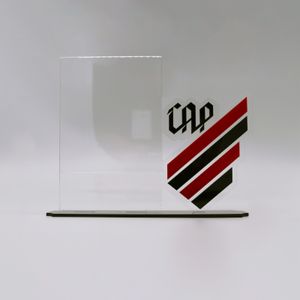 Porta-Retrato Vertical em Acrílico - Escudo Athletico Paranaense