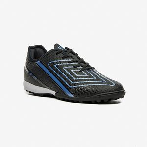 Chuteira Society Umbro Chrome Preto e Azul