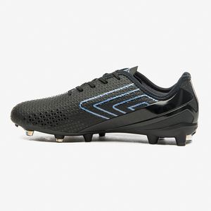 Chuteira Campo Umbro Chrome Preto e Azul