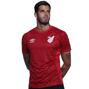 Camisa Masculina Athletico Paranaense Treino 2024 Vermelha
