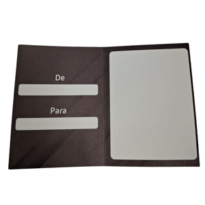 Cartão Presente Personalizável Escudo De/Para