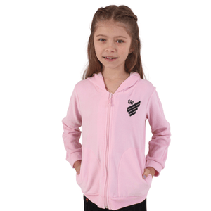 Jaqueta Kids Plush Athletico Paranaense Rosa