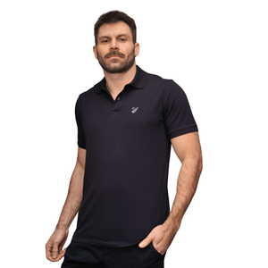 Polo Slim Athletico Paranaense Preta