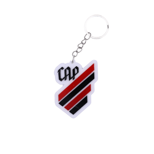 Chaveiro Acrílico Escudo Athletico Paranaense - Fundo Branco