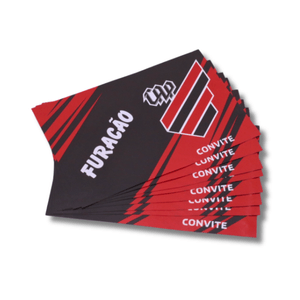 Kit de Convites de Aniversário Athletico Paranaense (8 Unidades)