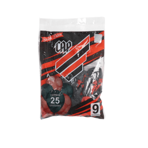 Balões de Látex N9 Athletico Paranaense - Pacote com 25 Unidades