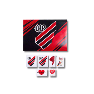 Painel Decorativo com 7 peças Athletico Paranaense