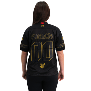 Camisa Infantil CAP Futebol Americano Jersey 2024 Preto e Dourado