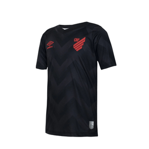 Camisa Juvenil Athletico Paranaense Goleiro Oficial 3 2024 Preta