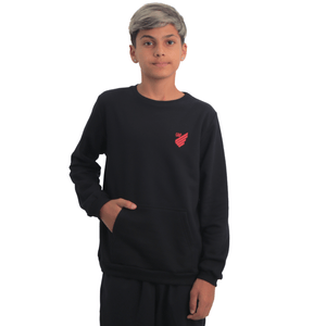 Blusa Moletom Infanto Juvenil Athletico Preto