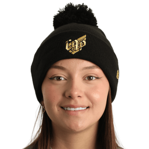 Gorro Cap Sintese Preto e Dourado (NEV25HEA021)