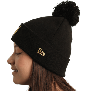 Gorro Cap Sintese Preto e Dourado (NEV25HEA021)