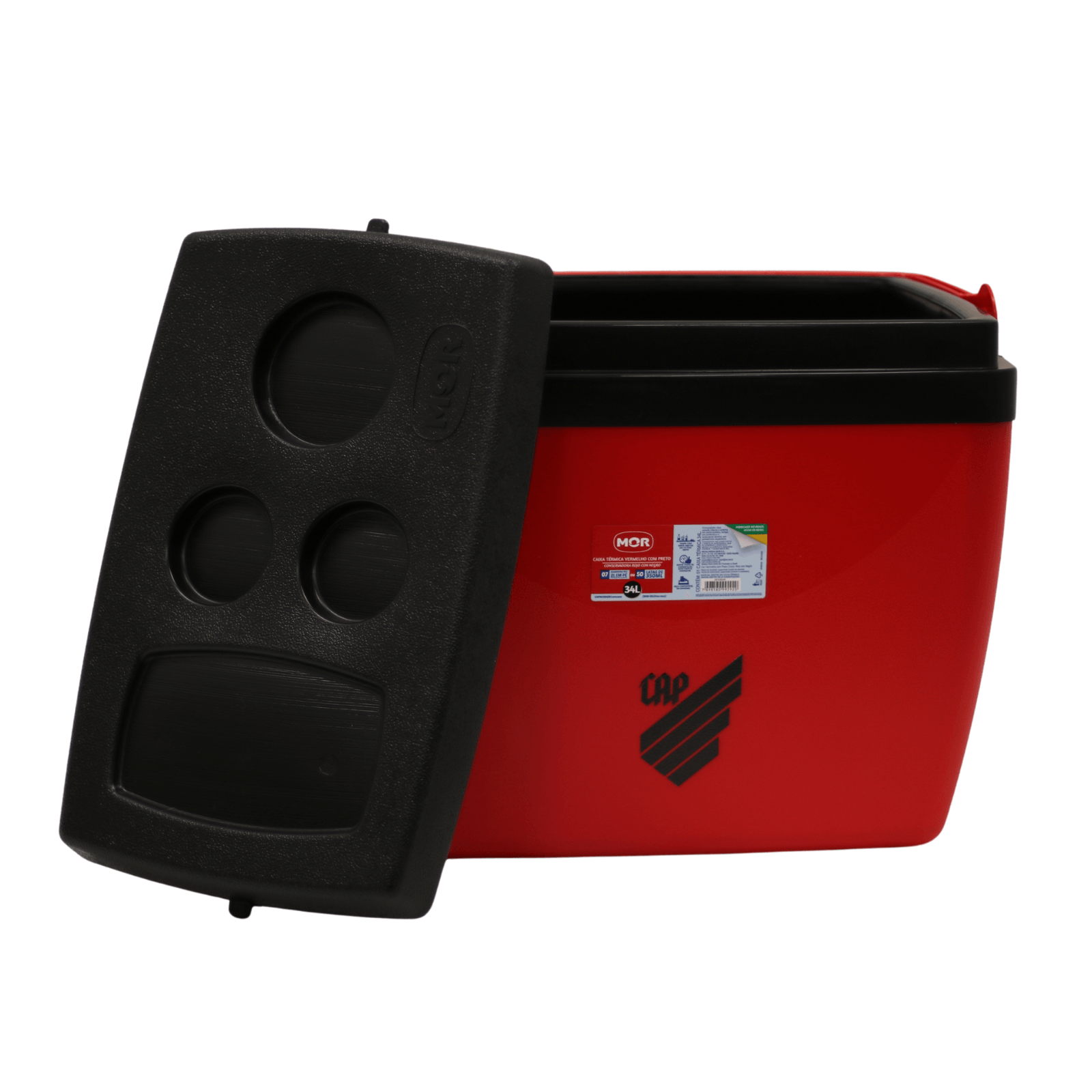 Cooler Térmico Athletico 34L - Vermelho - Loja Athletico Paranaense