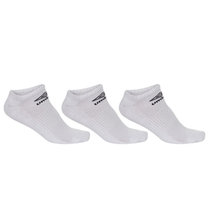 Meias Umbro Tripack Unissex Cano Curto – Tamanho 39-43 – Cor Branco