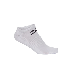Meias Umbro Tripack Unissex Cano Curto – Tamanho 39-43 – Cor Branco