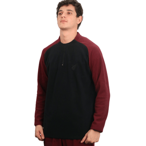 Blusa Masculina Microsoft Athletico Preta e Bordo