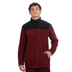 Jaqueta Masculina Microsoft Athletico Bordo e Preto