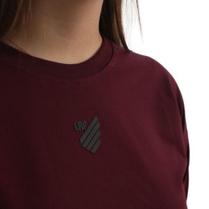 Cropped Malha Athletico Bordo