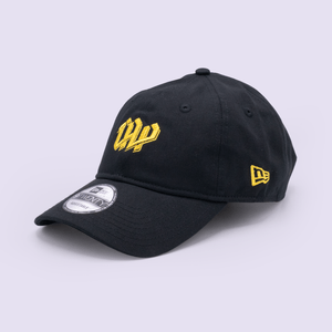 Boné New Era 940 CAP Sigla Preto e Dourado