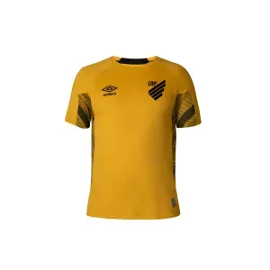 Camisa Juvenil Athletico Goleiro Oficial 3 2025 Amarela