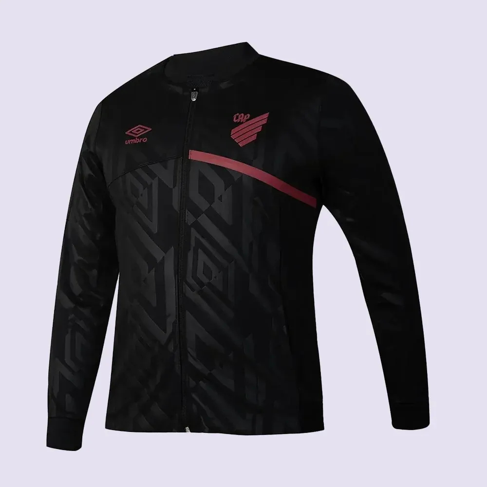 マークアンドロナ　komatsu レインウェア ブラック/レッド　ブルゾン Jaqueta Masculina Athletico Hino 2025 - Loja Athletico Paranaense